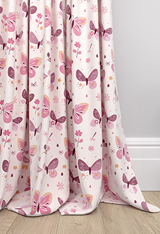 Butterfly Garden, Precious Pinks - Made to Measure Curtains